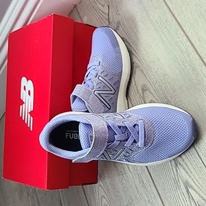 New Balance Purple Glitter Girls Shoes
